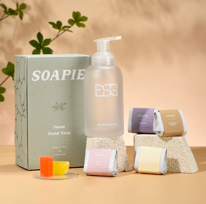 Soapie ハンドソープ スターターキット (2x Soapie) - シリカカプセルテクノロジー